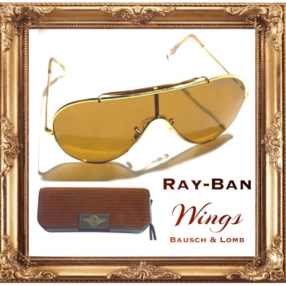 Rare Ray-Ban “Wings” by Bausch and Lomb with original case